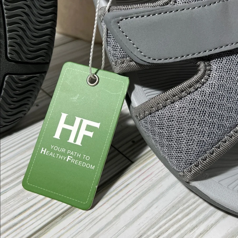 Hike Footwear Baresandals IV  Ergonomic Footbed Barefoot Sandals gray mens 7/7.5